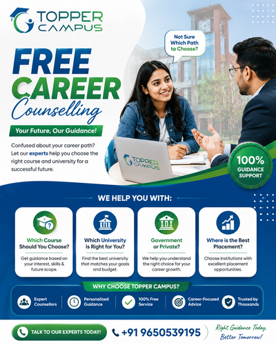 Free Career Counselling for College & University Admissions 2026 Topper Campus.png