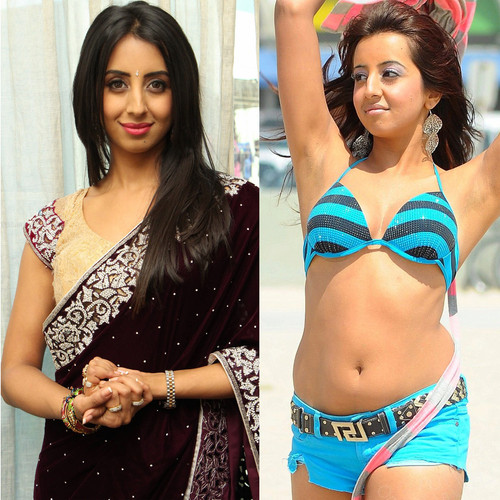 Sanjjana Galarani saree vs bikini.jpg