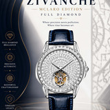 Master Series Zivanche Mclaro Edition Full Diamond Tourbillon Watch 2