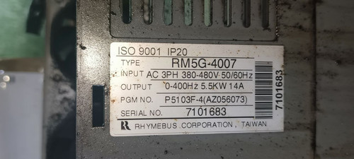 Частотный преобразователь RM5G 4007 5.5KW.jpg