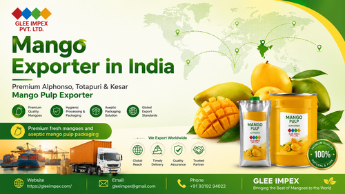 Mango Exporter in India – Premium Mango Pulp Exporter by GLEE IMPEX.png