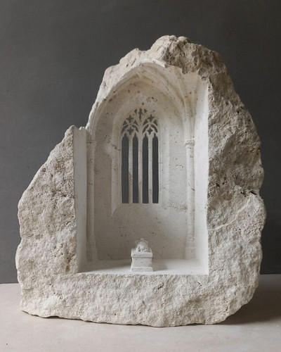 Intricate Stone Sculptures Reveal Hidden Architectural Worlds Inside Solid Blocks Of Stone 6a427f6d2.jpg