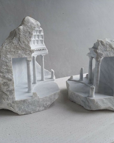 Intricate Stone Sculptures Reveal Hidden Architectural Worlds Inside Solid Blocks Of Stone 6a427fbfa.jpg