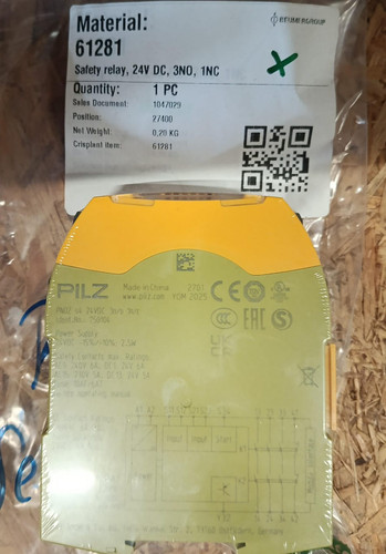 075 61281 Safety relay 24v DC 3N0, 1NC.jpg