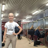 In the stable