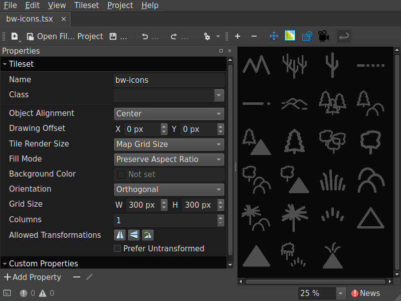 Tileset Properties