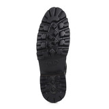 4D24AB NEGRO avestruz panza bota 2 suela