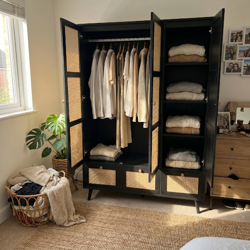 My Rattan Black Wardrobe Is the Standout in the Bedroom.png