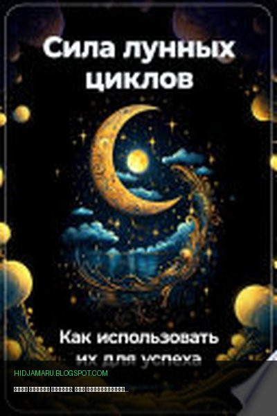 Обложка книги «Сила лунных циклов: Как использовать их для успеха» - Артем Демиденко