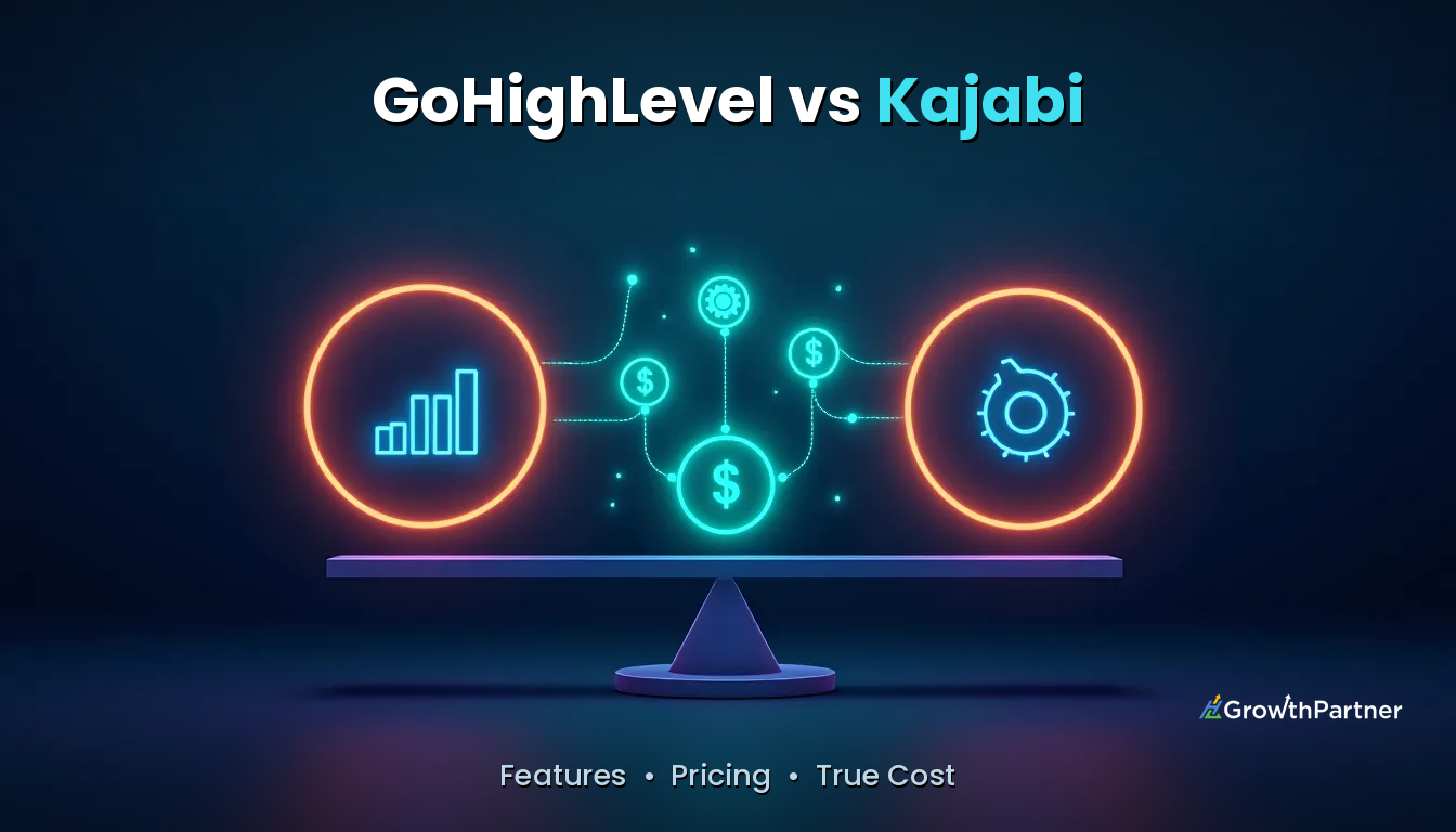 GoHighLevel vs Kajabi: Features & True Cost (2026) — HL Growth Partner, Dr Priya Jaganathan