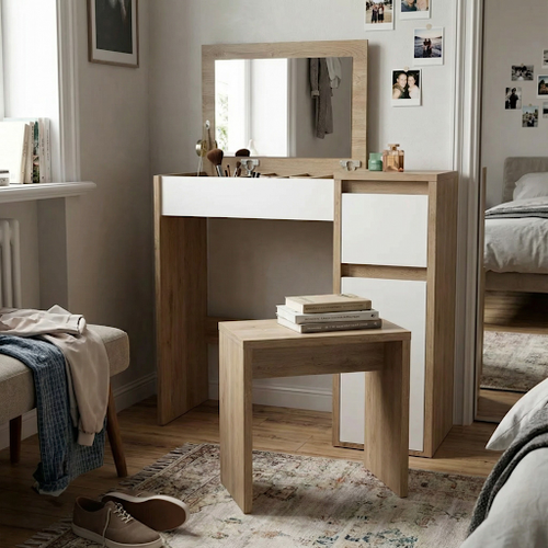 This makeup vanity desk is great for my small bedroom.png