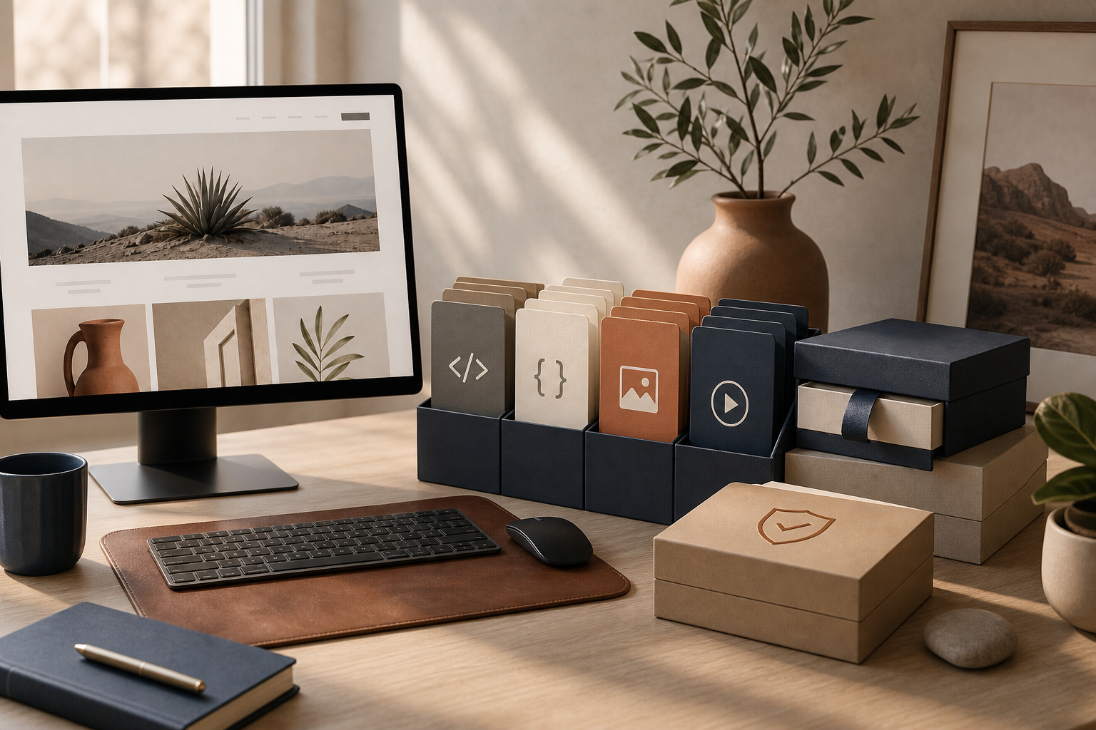 Exported Squarespace files arranged as portable assets