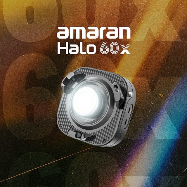 Setup studio nhỏ gọn với hai đèn amaran Halo 60x hoặc 100x