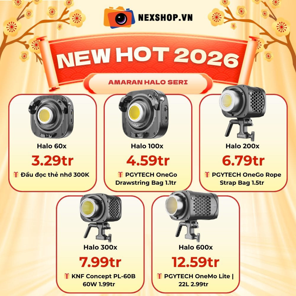 Đèn amaran Halo series với thiết kế nhỏ gọn và hiện đại