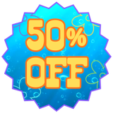 50% Off Button 256px