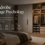 wardrobe storage psychology organized bedroom design