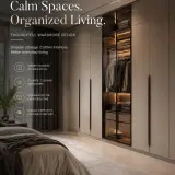 calm spaces organized living thoughtful wardrobe design