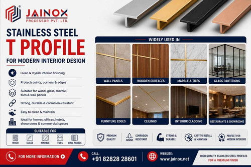 Stainless Steel T Profile Uses for Modern Interior Design Jainox Engineering.jpg