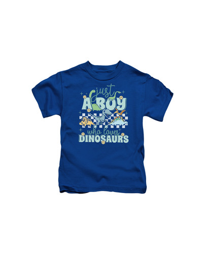 c862 dinsaaur just a boy who loves+Royal blue.jpg
