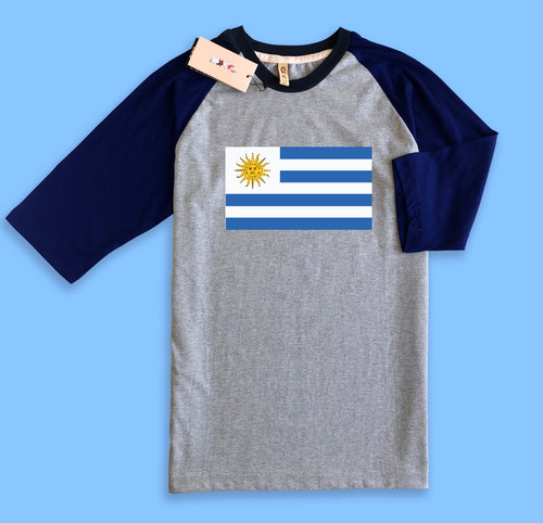 Raglan T Shirt 04 Navy Grey.jpg