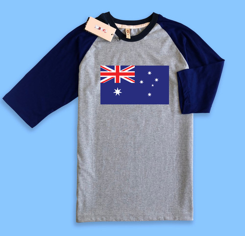Raglan T Shirt 10 Navy Grey.jpg