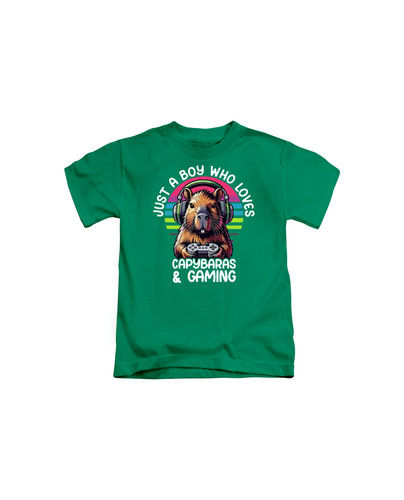 c867 capybara and gaming+Bottle green.jpg