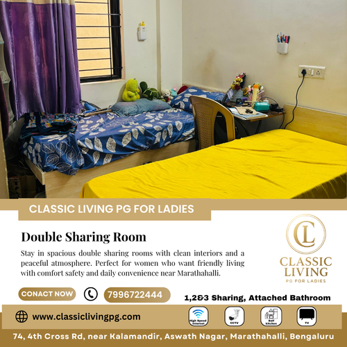 Classic Living PG for Ladies offers safe and friendly living near Marathahalli..png