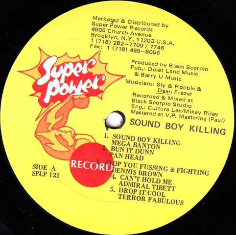 Real Rock Riddim (Black Scorpio Records) 1993