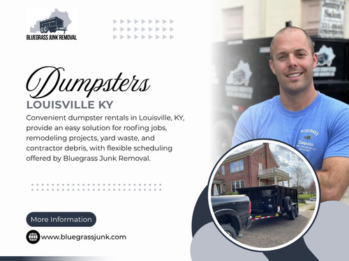 With Dumpsters Louisville KY, you have a simple and efficient way to get rid of unwanted items all at once. Rather than making multiple trips to dispose of waste, everything can be handled in one place, saving both time and energy.

Find us on Google Map: https://goo.gl/maps/LwyhyJPyr4uP5n1j6

Contact: Bluegrass Junk Removal
Location: Bardstown, Kentucky 40004, USA
Phone Number: +15028338673

Read our blogs:
https://bluegrassjunk.brushd.com/
https://bluegrassjunk.blogspot.com
https://bluegrassjunk.medium.com/dumpsters-louisville-ky-152cbb965882

More Links:
https://MySlink.app/bluegrassjunk
https://about.me/bluegrassjunk
https://en.gravatar.com/bluegrassjunk