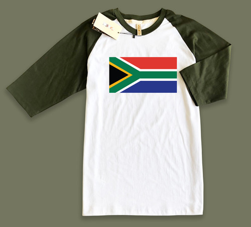 Raglan T Shirt 04 Green White.jpg