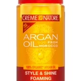 Creme of Nature Argan Oil Style & Shine Foaming Mousse 7 fl oz.png