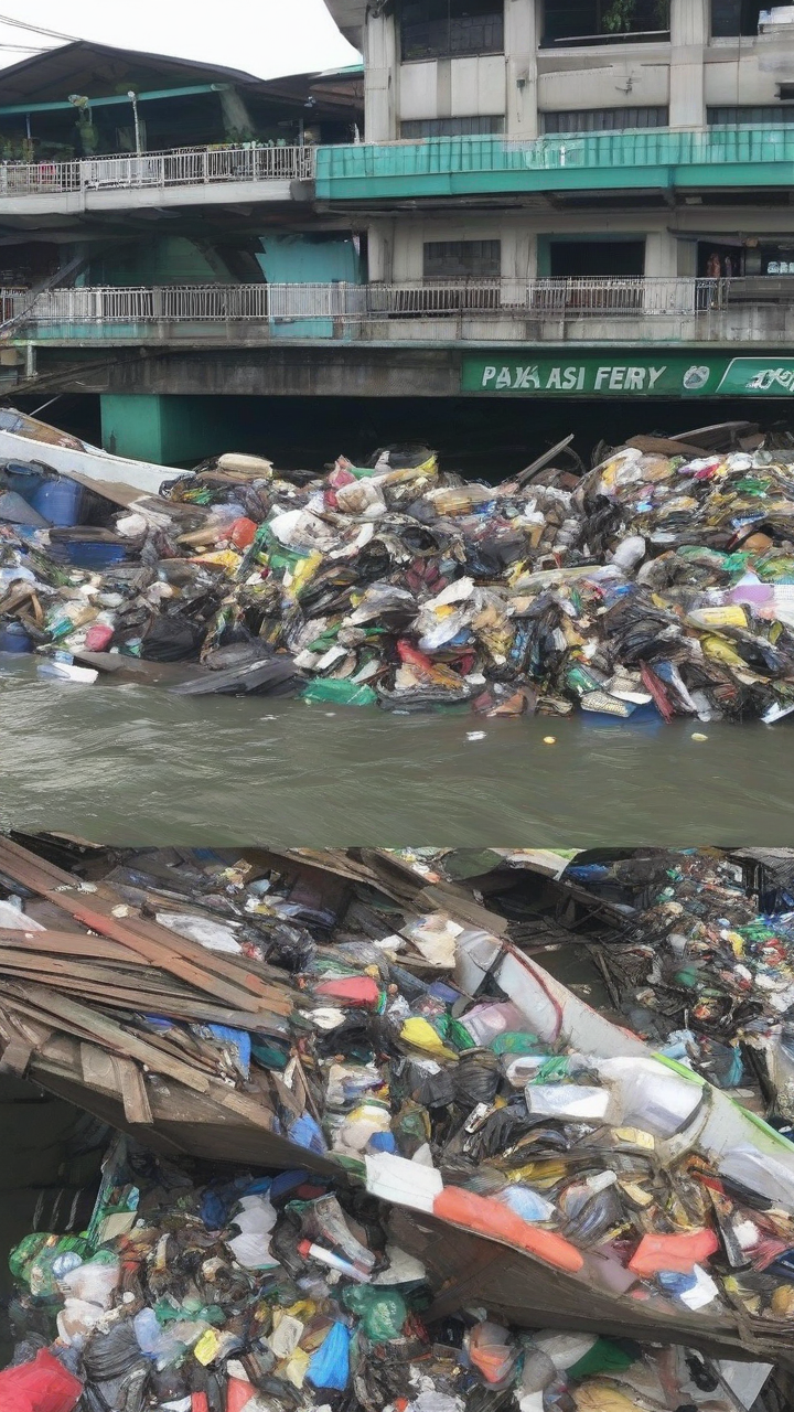 Garbage buildup halts Pasig River ferry service; Torre calls for discipline