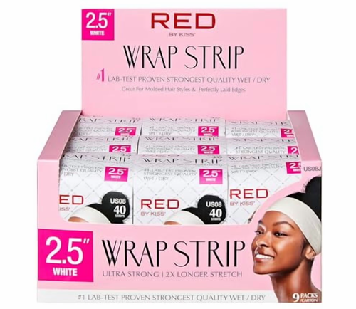 Red by Kiss Wrap Strip Ultra Strong 2.5'' White.png