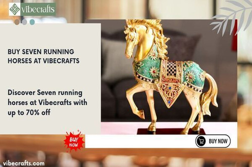 Seven Running Horses Wall Art for Modern Homes-Vibecrafts.jpg
