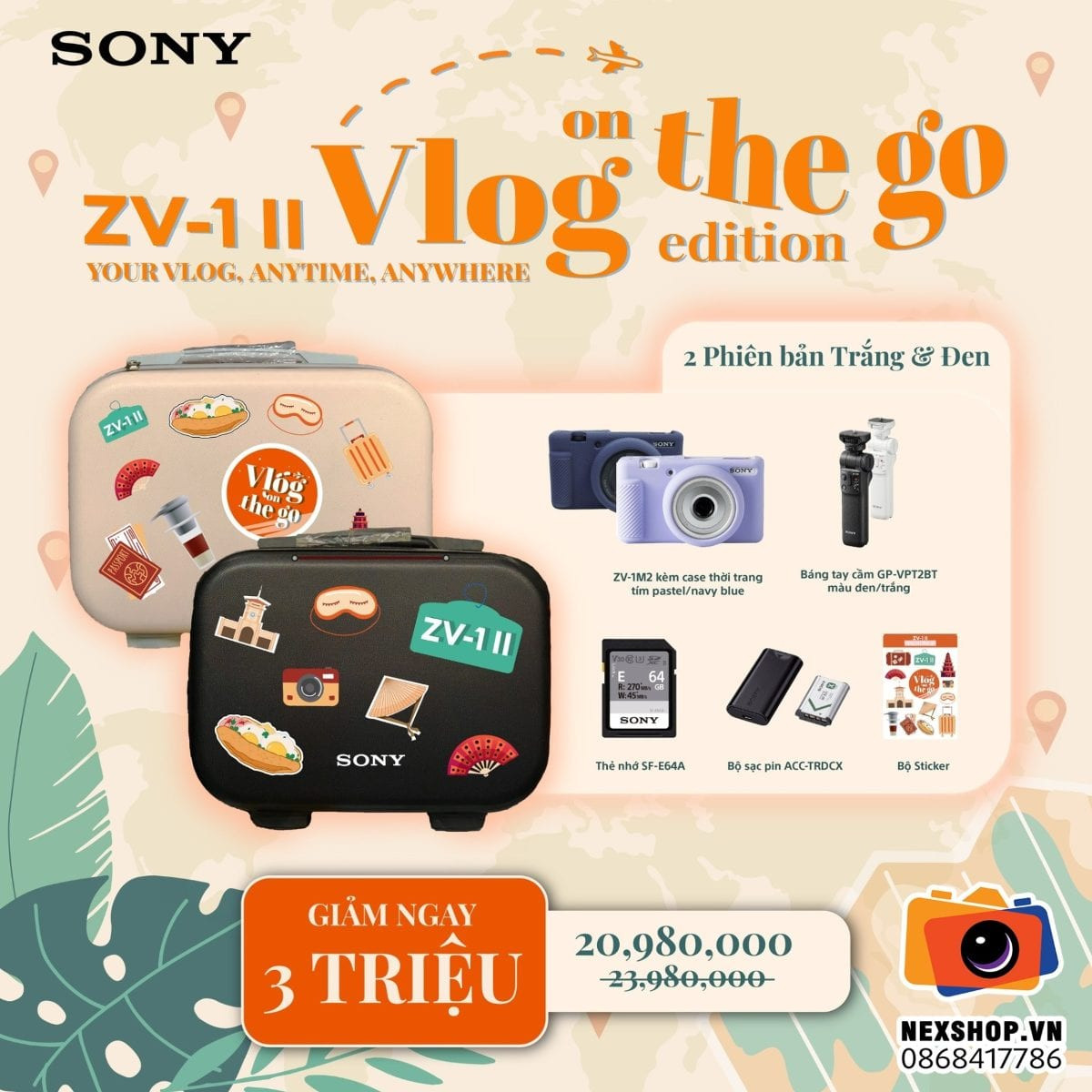 Ống kính góc rộng 18mm của Sony ZV-1M2