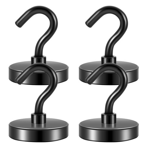 Matte Black 130lb+ Magnetic Hooks 01 Matte Black 130lb+ Magnetic Hooks 01.jpg