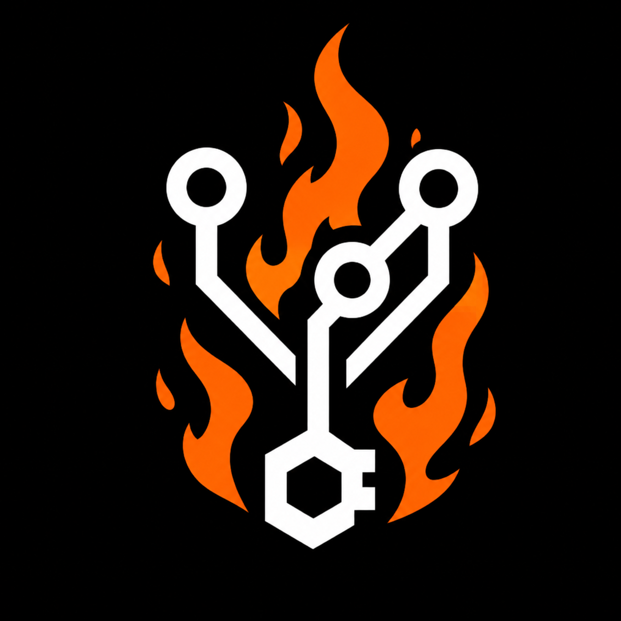 GITBURN Flame Logo