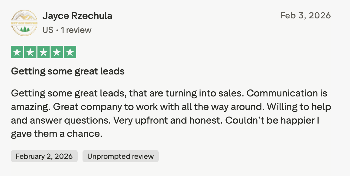 Trustpilot review by Jayce Rzechula