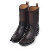 1J2KPT CAFE pata avestruz bota 4 par