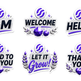 Seasons v2 Telegram Sticker — Greetings PNG