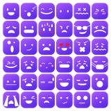 Seasons v2 Telegram Sticker — Purple Emoji Set PNG