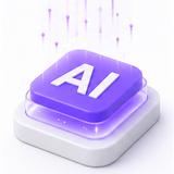 Seasons v2 3D Icon — AI Button PNG