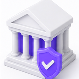 Seasons v2 3D Icon — Bank Shield Security PNG