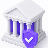 Seasons v2 3D Icon — Bank Shield Variant PNG