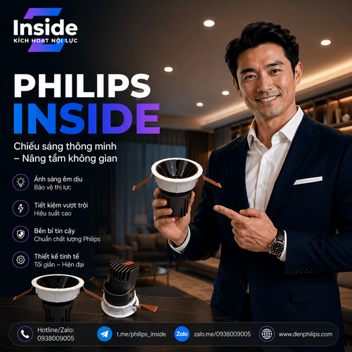 iDL33 den led downlight am tran chieu diem philips inside idl33 cri 90 ip44 8w 10w 12w.png