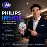 iDL35 den led downlight am tran chieu diem philips inside idl35 cri 90 ip44 8w 10w 12w