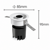 iDL34 den led downlight am tran chieu diem philips inside idl34 cri 90 ip44 6w 8w 10w 12w (4)