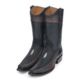 1B1DMA mantarraya negro bota 2 par
