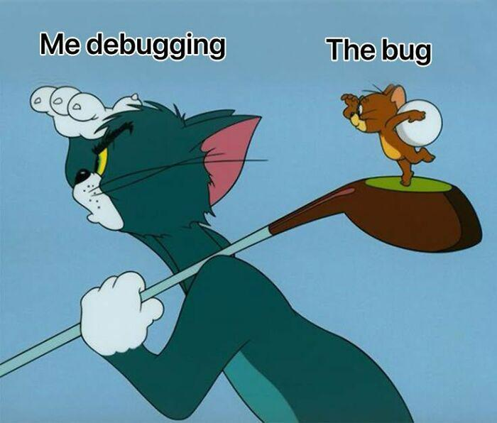 程序员 reaction:Medebugging
