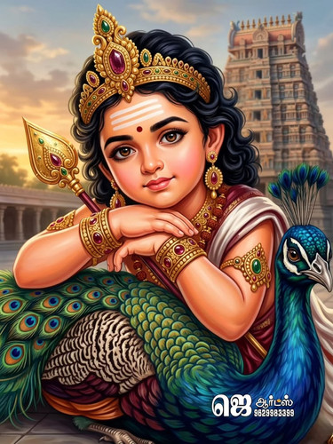 Digital Painting 🖌️🎨 04 26 ஓம் முருகா போற்றி 🙏🙏🙏🙏 (1)